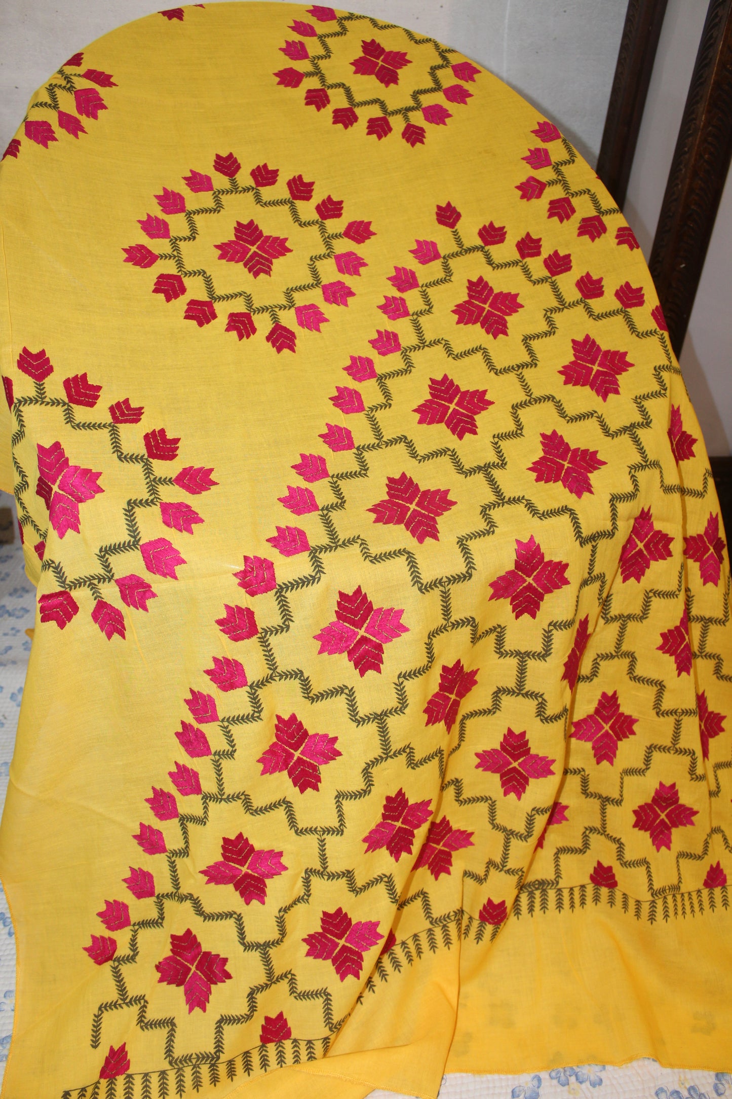 Summer Swiss Shawl Yellow A
