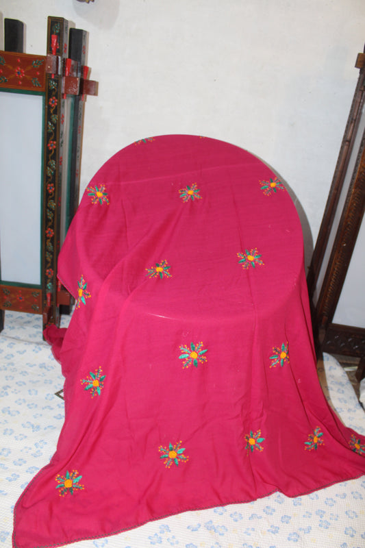 Summer Swiss Shawl Pink A