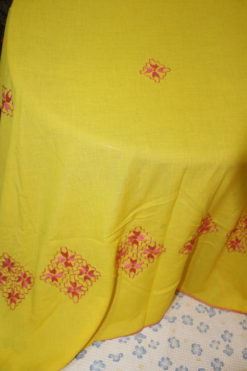Summer Swiss Shawl Yellow B
