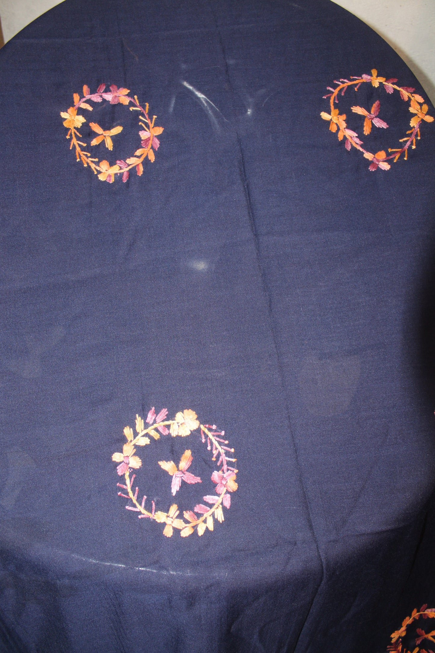 Summer Swiss Shawl Blue